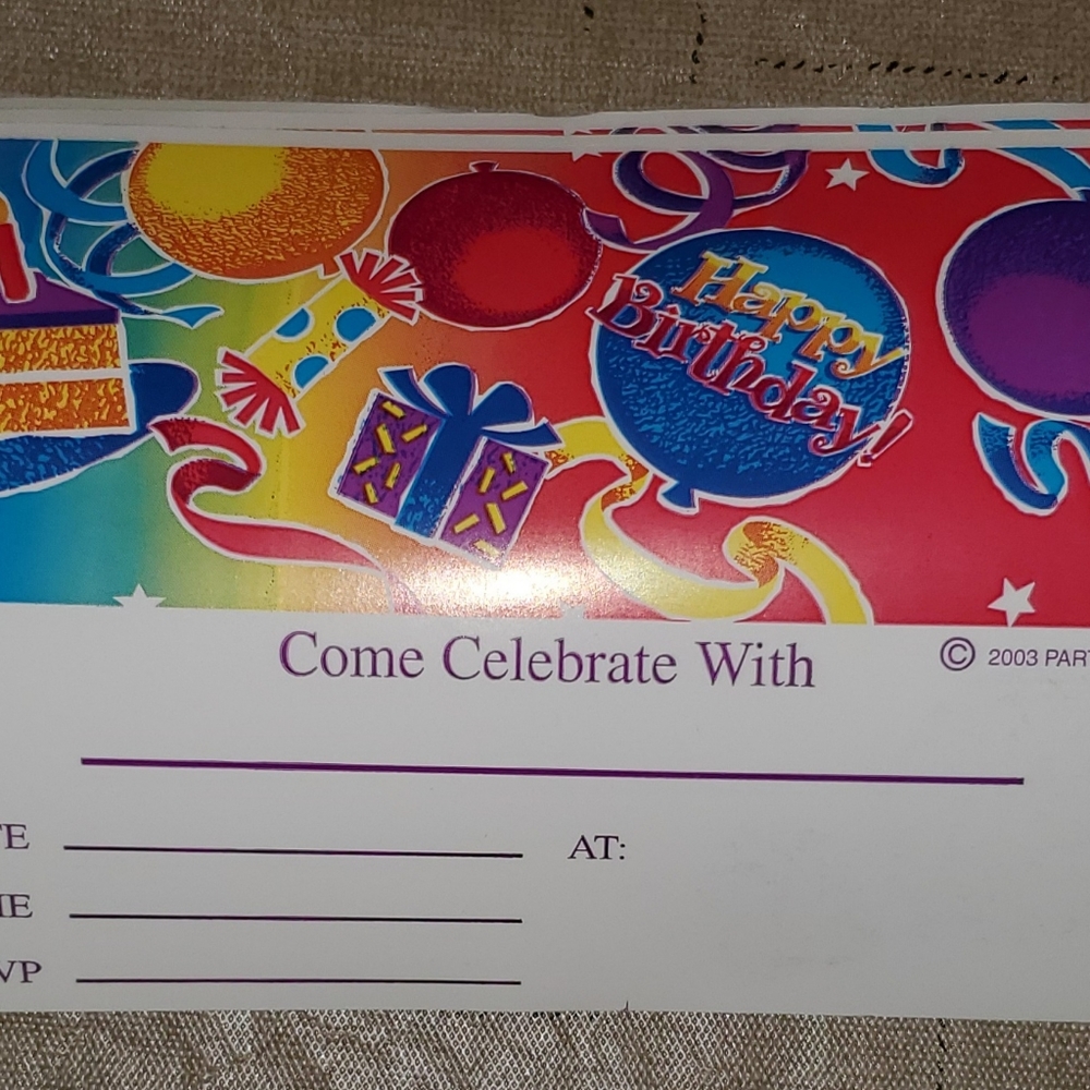 5 Happy Birthday Invitations